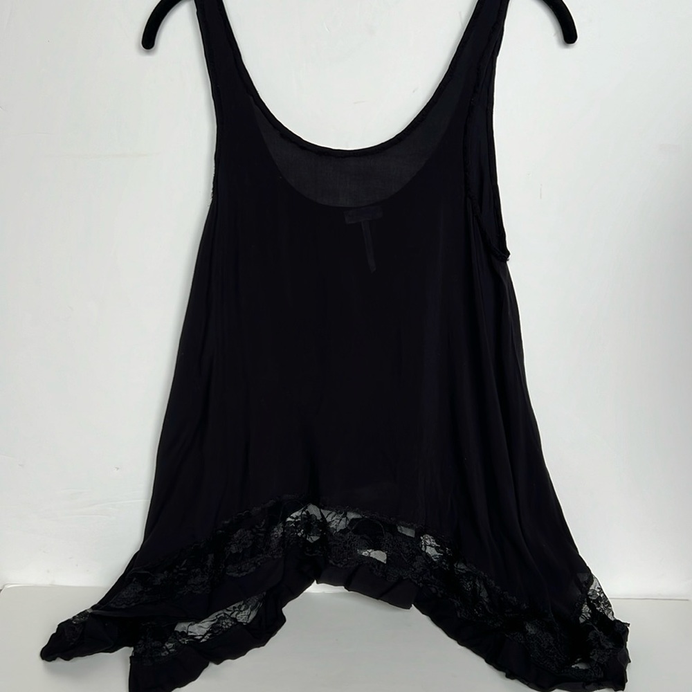 Free People Intimately Sz XS Black Lace Tank